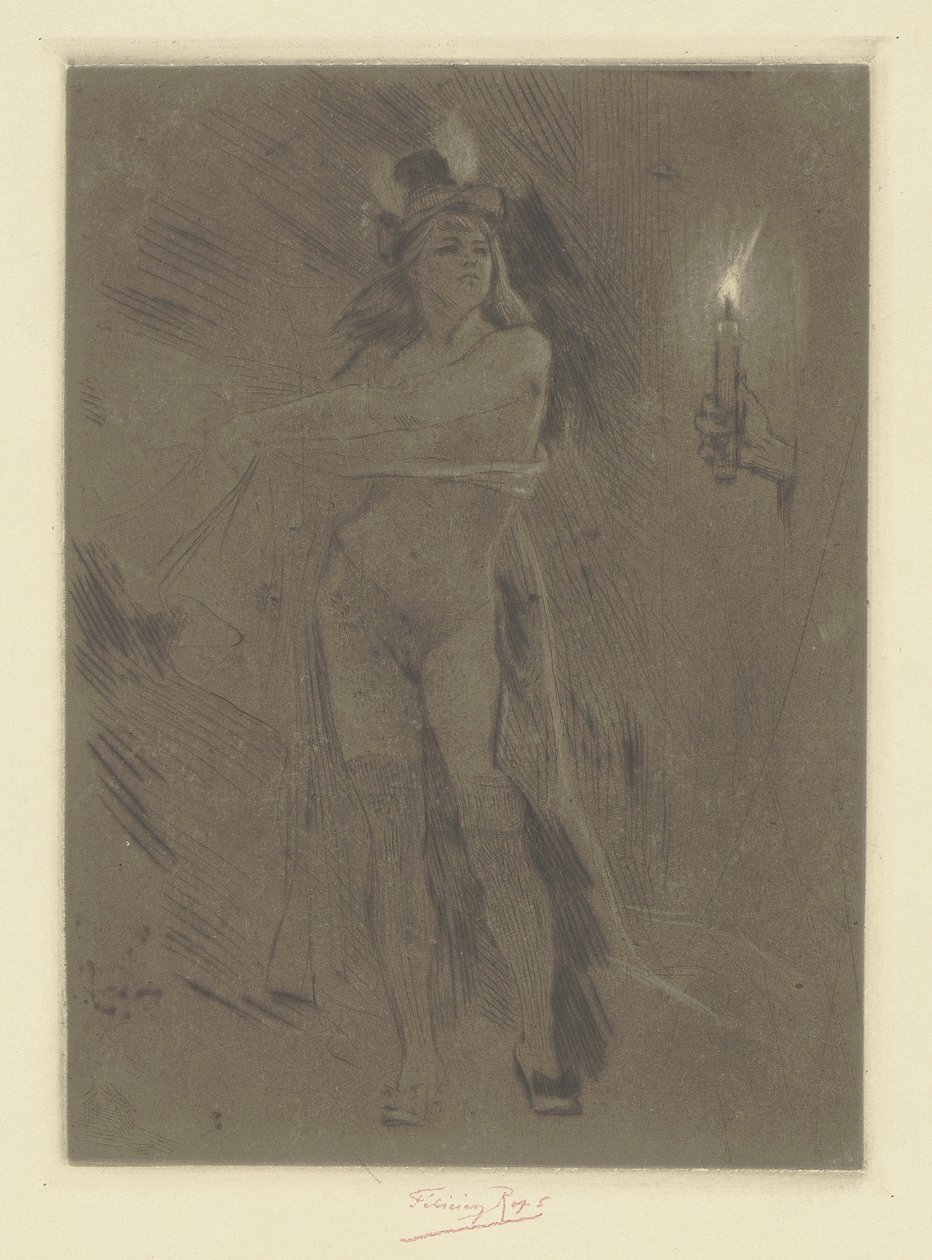A vingança de uma mulher de Félicien Rops