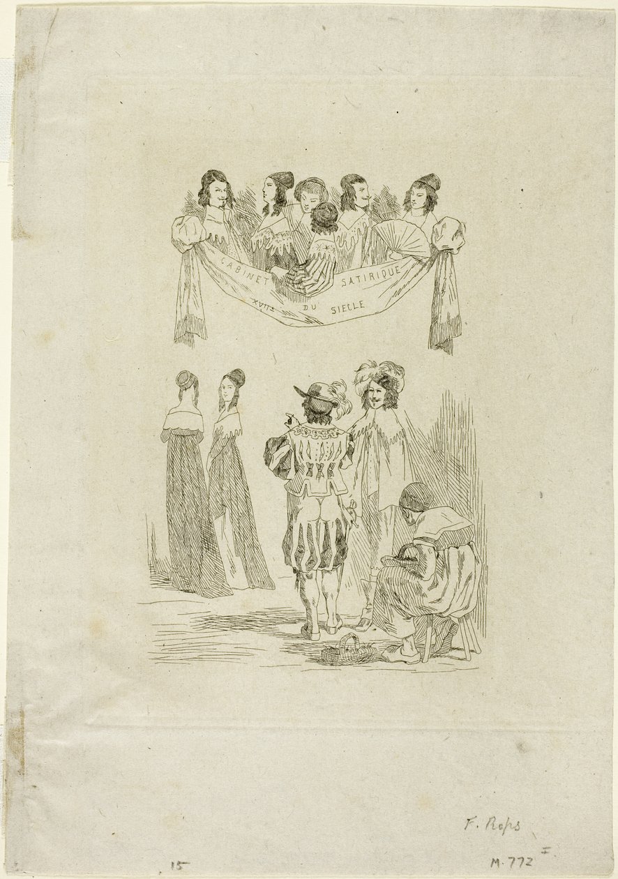 O gabinete satírico de Félicien Rops