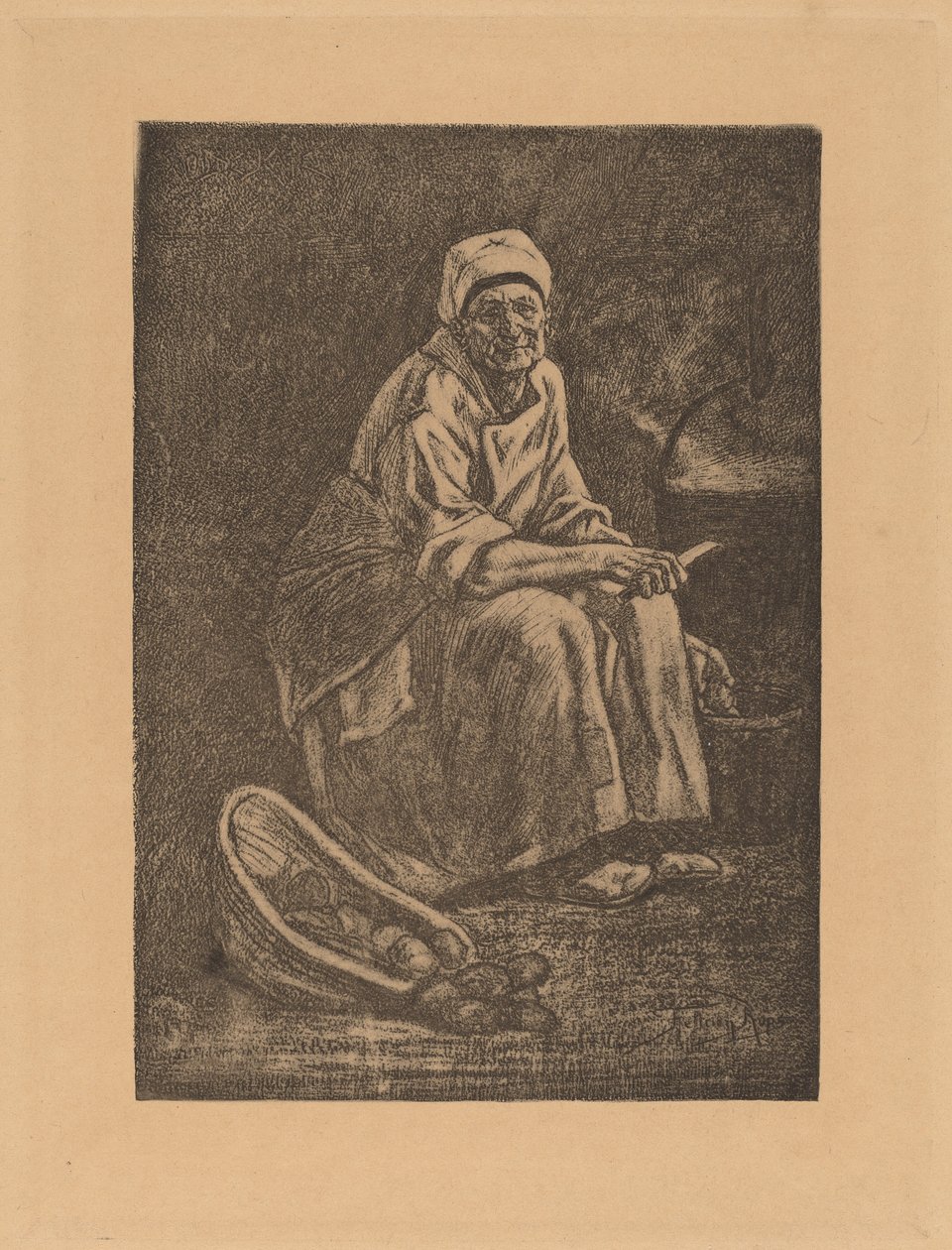 Velha Kate. de Félicien Rops