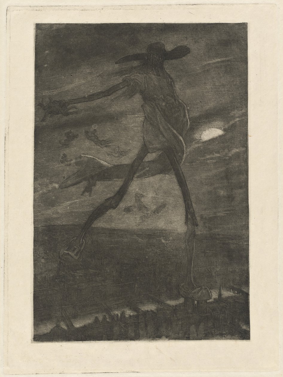 Satanás Semeando Tara de Félicien Rops