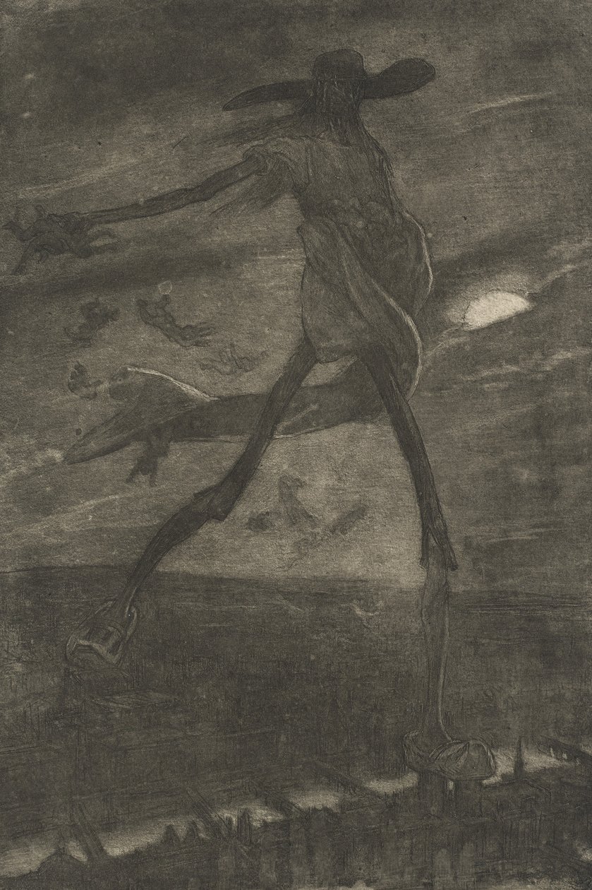 Satanás semeando o joio Satanás semeando o joio. de Félicien Rops