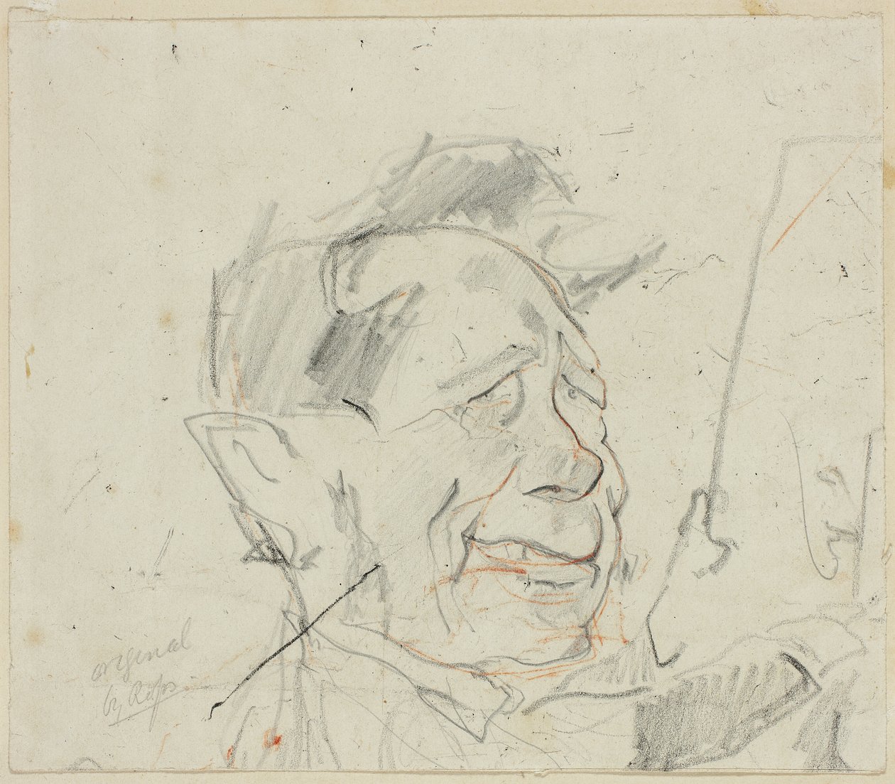 Esboço de Ferdinand Marinus de Félicien Rops