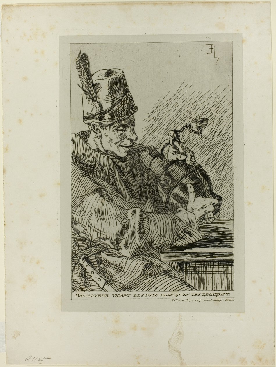 O bebedor de Félicien Rops