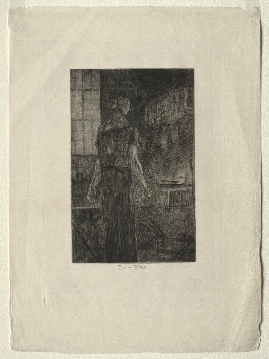 O enforcamento de Levallois-Perret de Félicien Rops