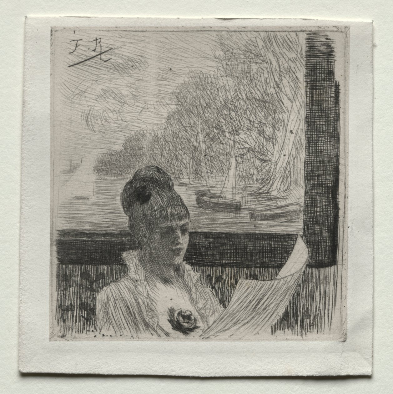 Mulher jovem de Félicien Rops