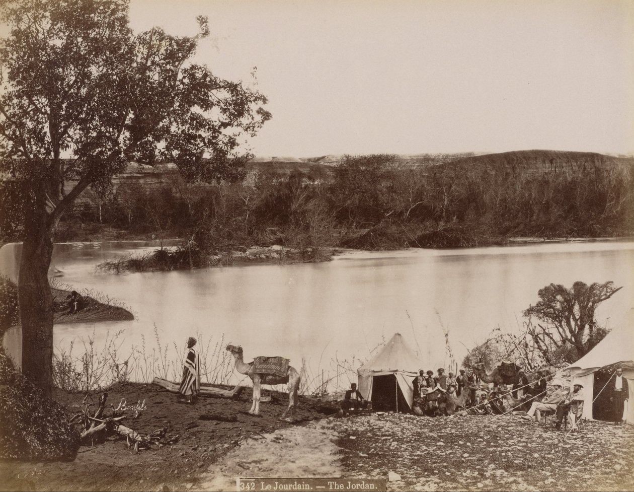 Jordânia (o Jordão) de Félix Bonfils