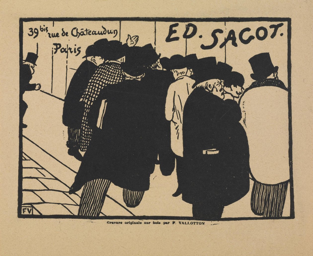 Print Fanciers de Felix Edouard Vallotton