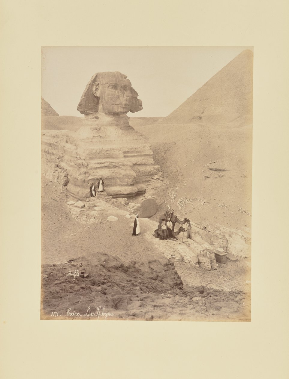 Cairo - Le Sphynx de Félix Bonfils