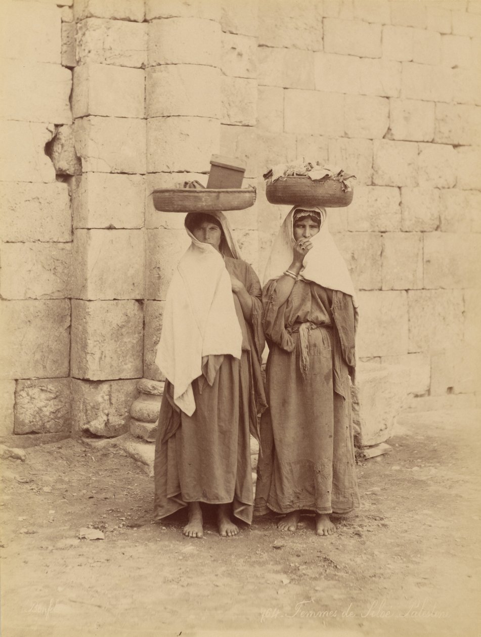 Mulheres de Siloé, Palestina de Félix Bonfils