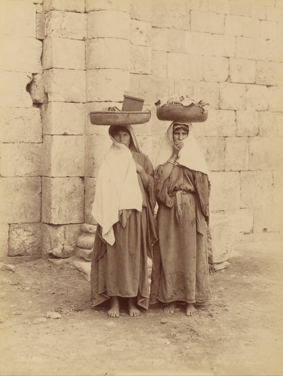 Mulheres de Siloé, Palestina de Félix Bonfils