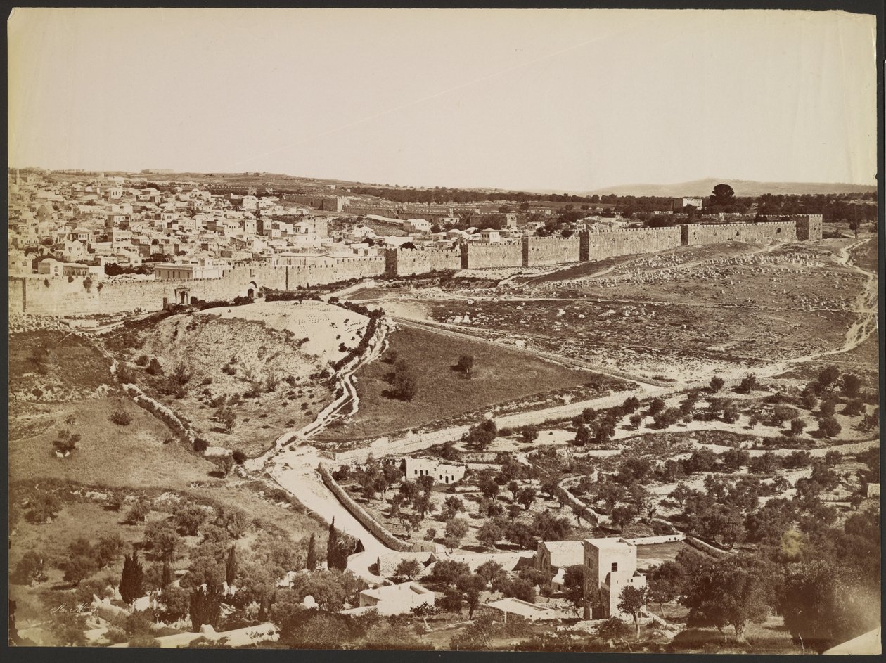 [Jerusalém] de Félix Bonfils