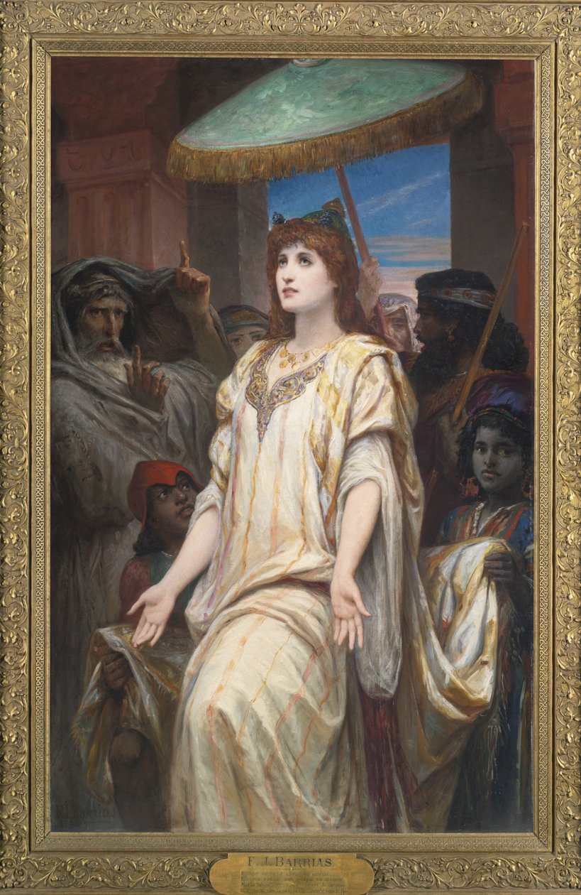 Ester antes de Assuero, 1894 de Félix Joseph Barrias