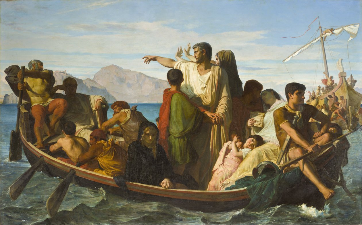 Os exilados de Tibério de Félix Joseph Barrias