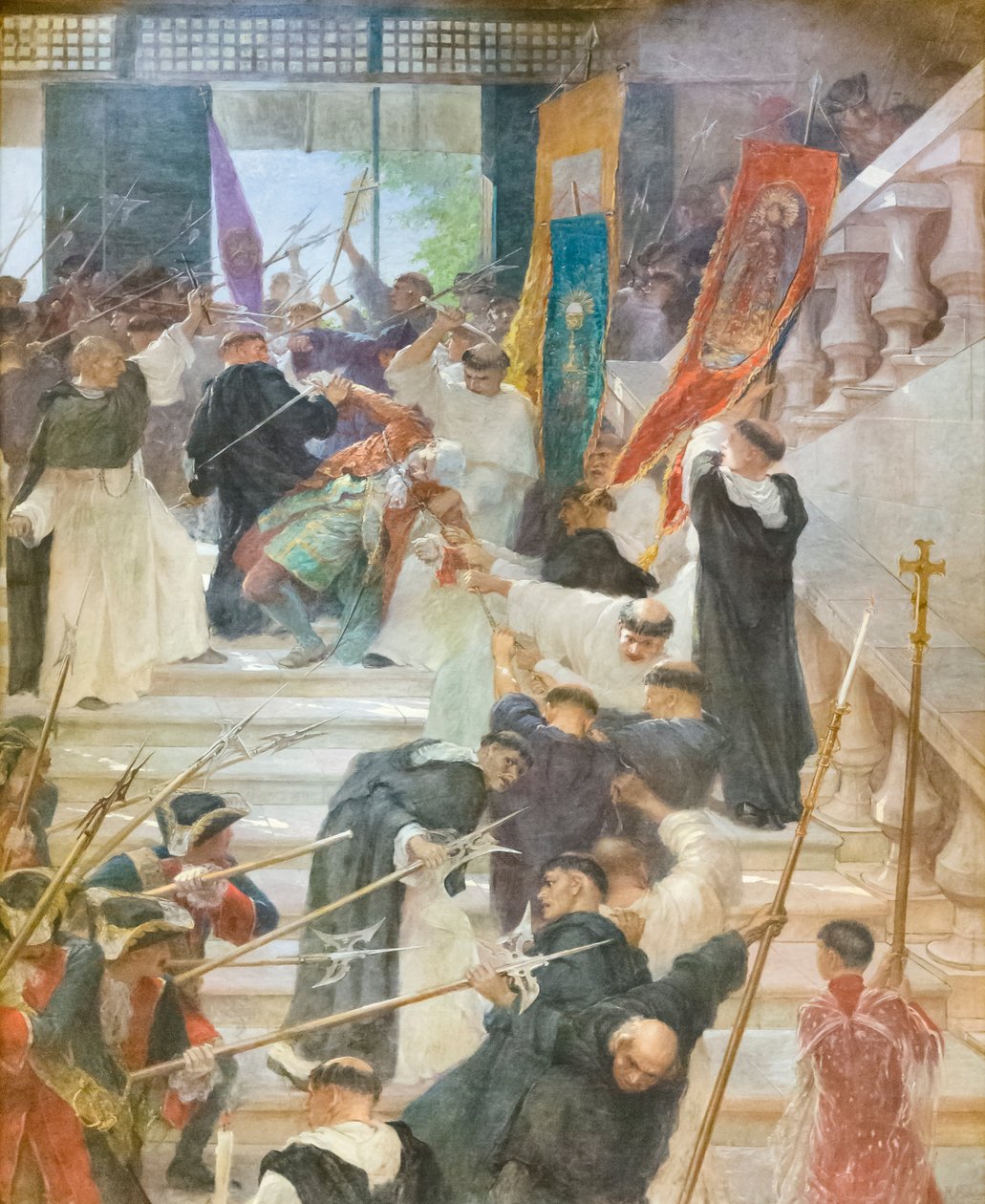O assassinato do governador Bustamante de Félix Resurreccion Hidalgo y Padilla
