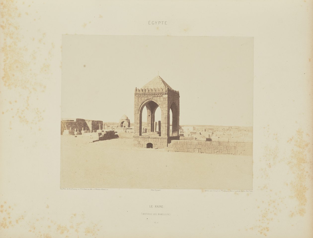 Kairo. Cemitério Mameluco de Félix Teynard