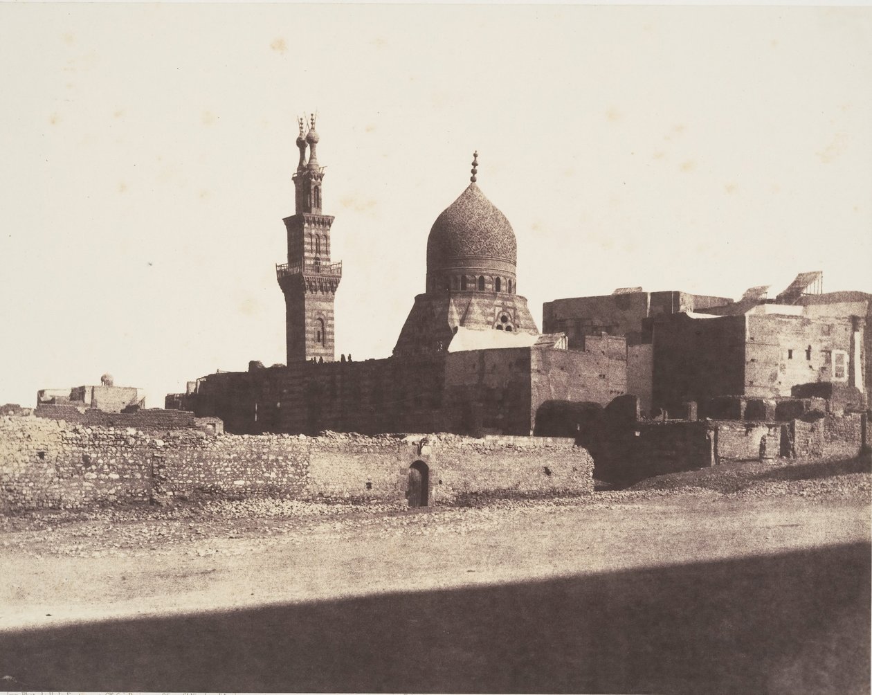 Le Kaire, Mesquita de Nâcéryeh, publicado em 1851. de Félix Teynard