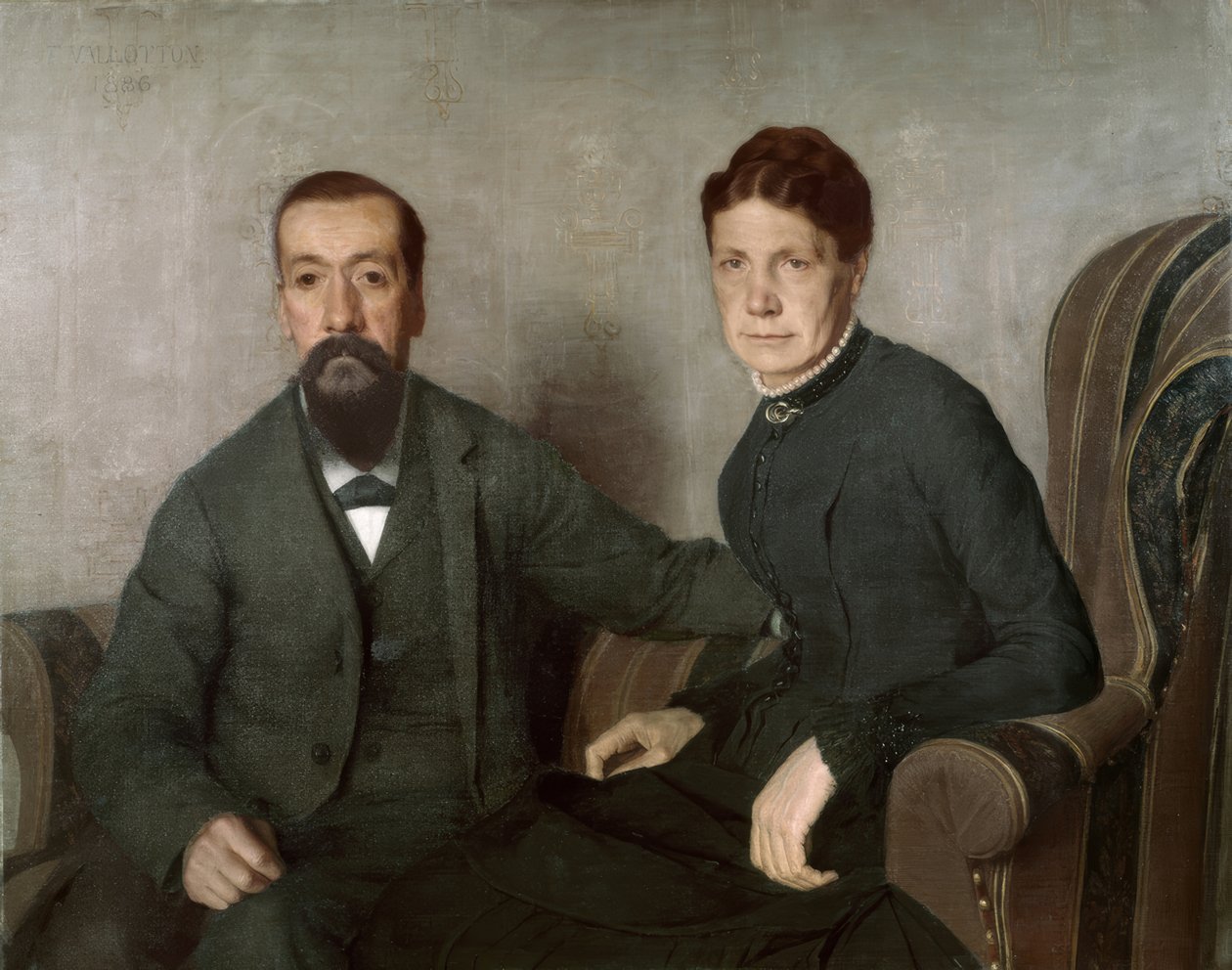 Retrato dos pais do artista de Félix Vallotton