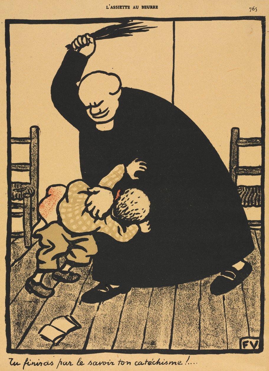 Crimes and Punishments VIII, 765: Você aprenderá... de Félix Vallotton