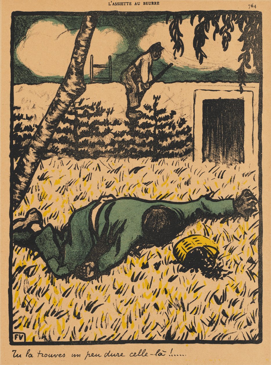 Crimes and Punishments VII, 764: Você descobrirá que é bastante difícil! de Félix Vallotton
