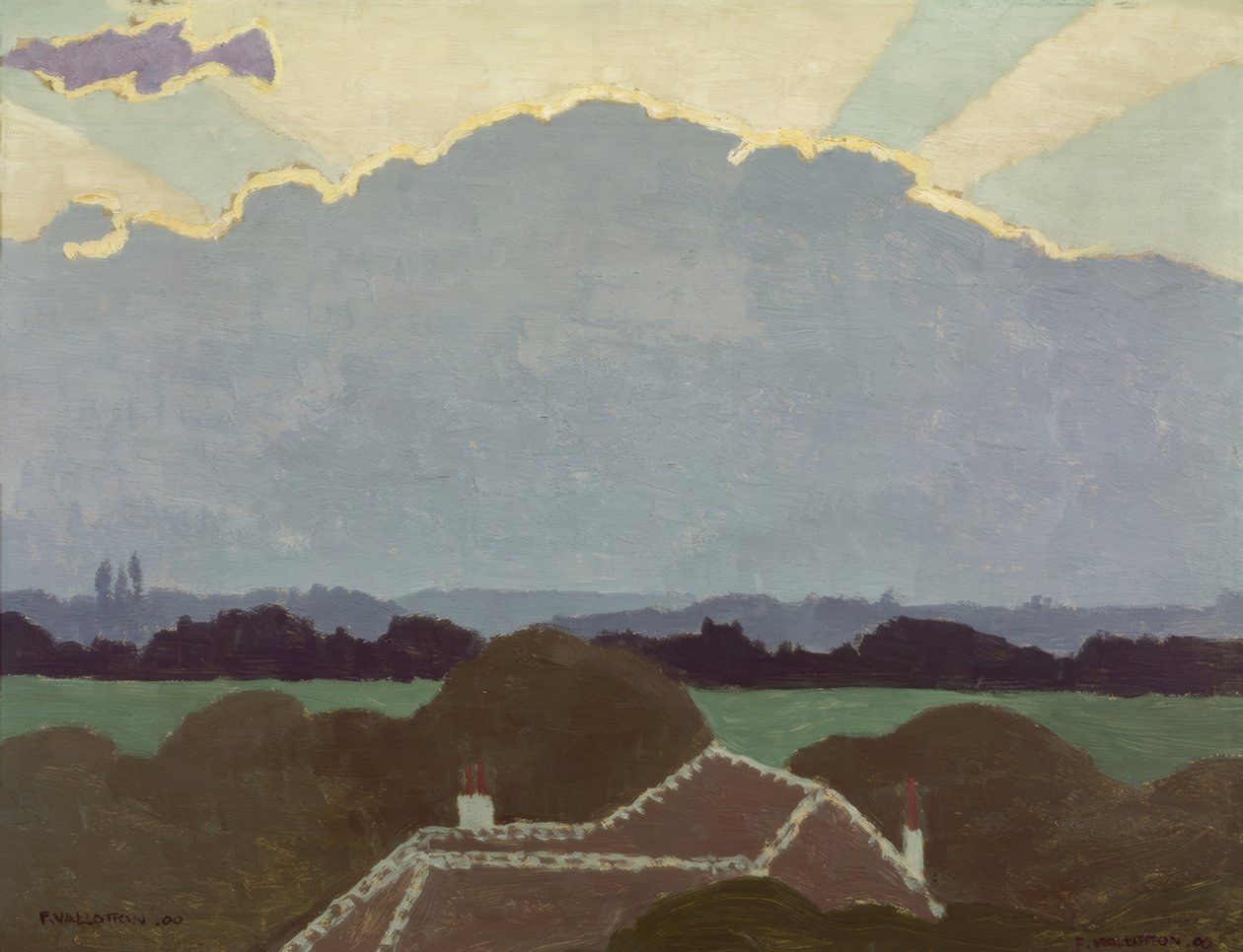 A grande nuvem de Félix Vallotton