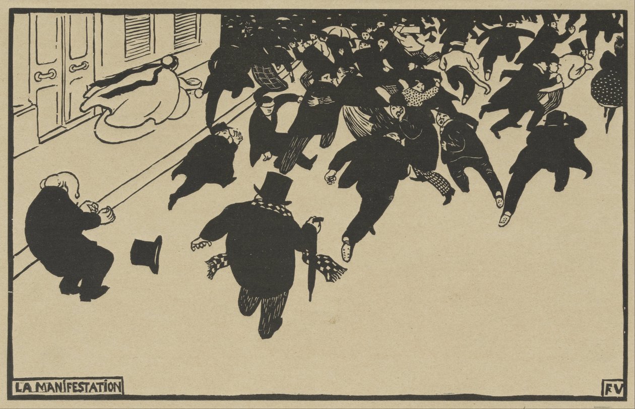 A demonstração de Félix Vallotton