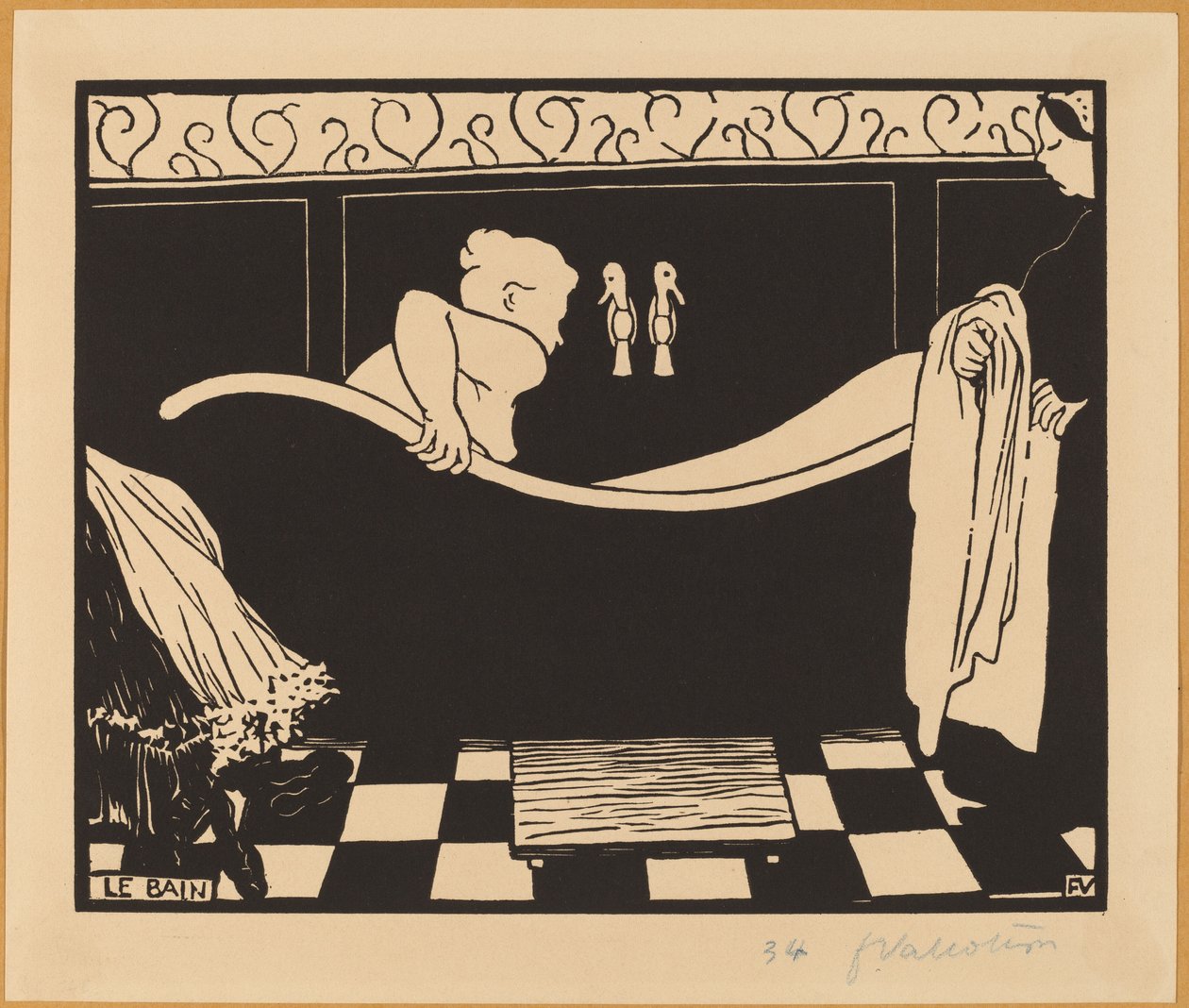 Le Bain (O Banho) de Félix Vallotton