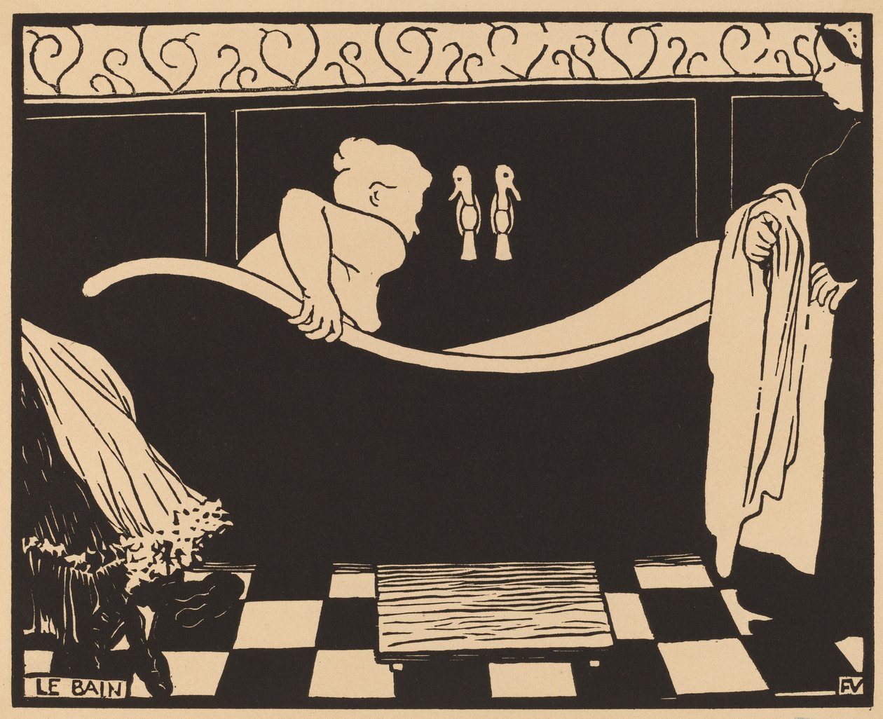 Le Bain The Bath, 1894. de Félix Vallotton