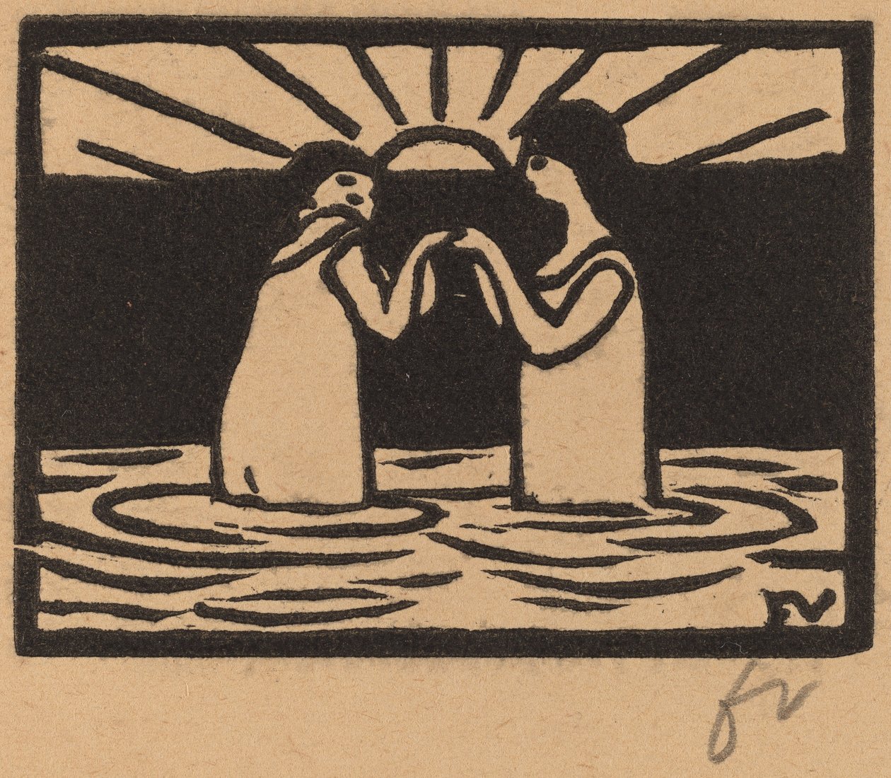 Brincando ao Sol (Jeux au soleil) de Félix Vallotton