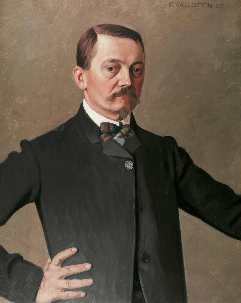 Autorretrato de Félix Vallotton de Félix Vallotton
