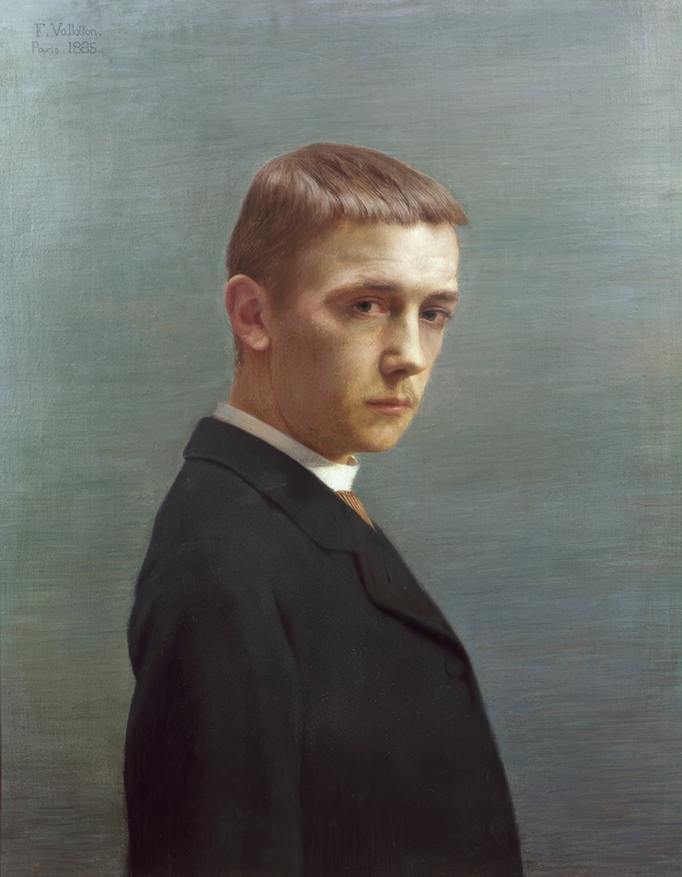 Autorretrato de Félix Vallotton aos vinte anos de idade de Félix Vallotton