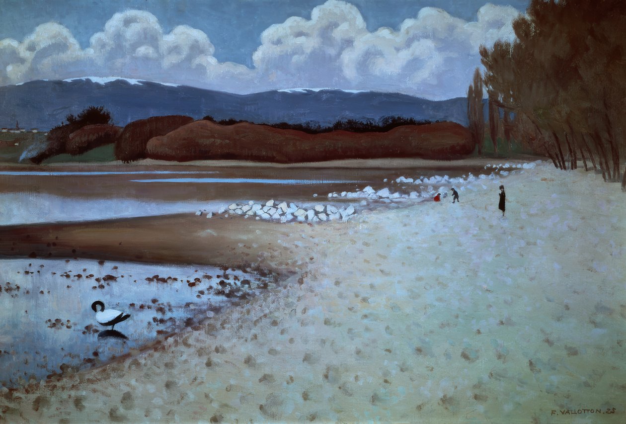 Praia perto de Vidy de Félix Vallotton