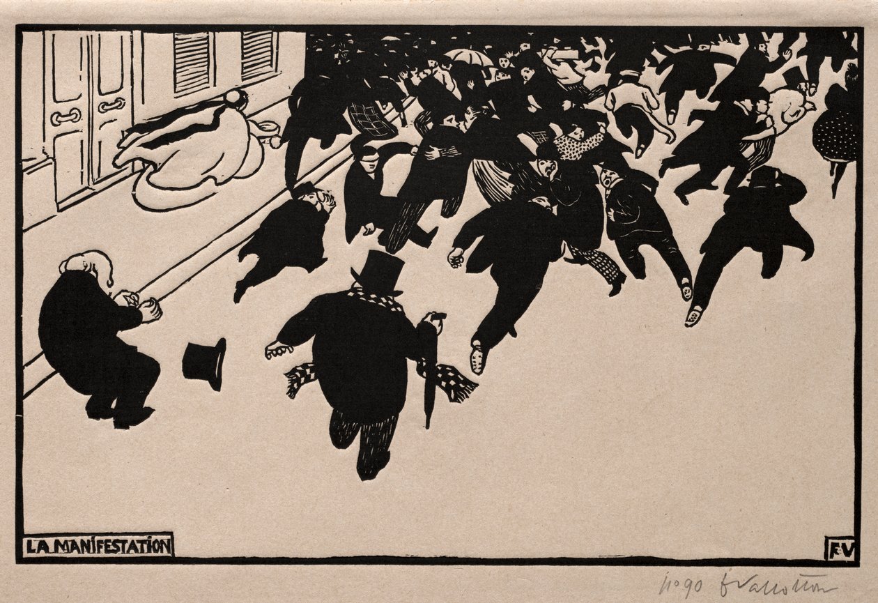 O protesto de Félix Vallotton