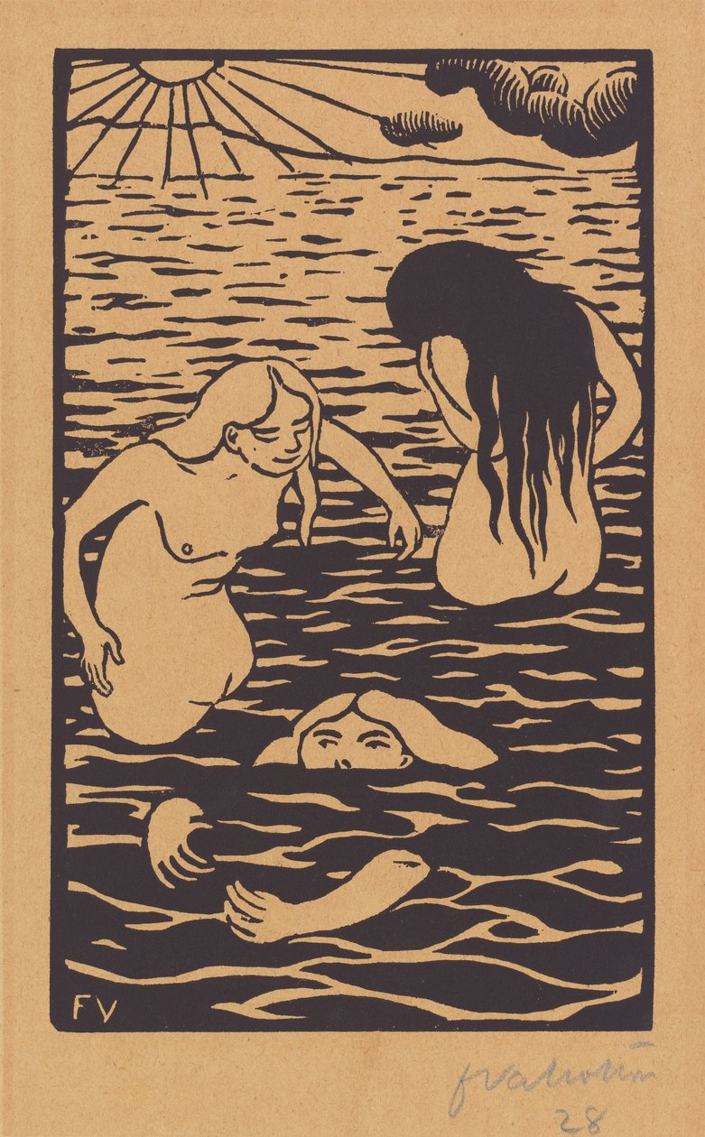 Três banhistas de Félix Vallotton