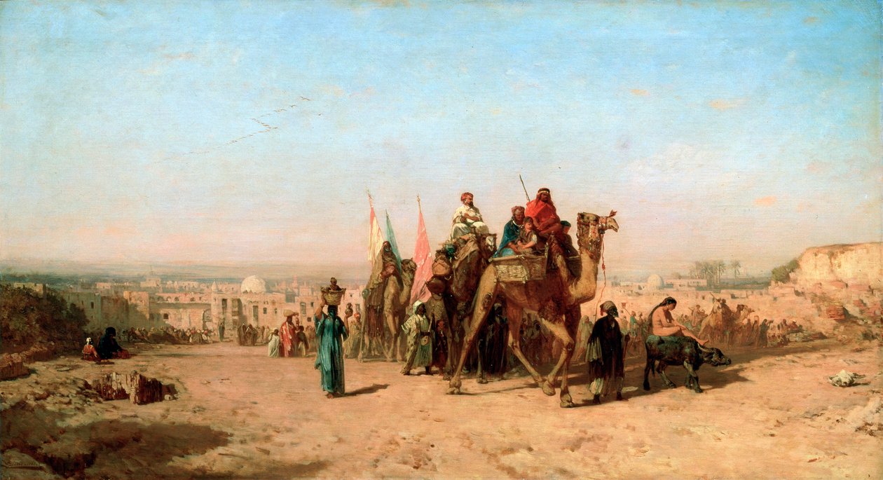 Caravana, 1860. de Félix Ziem