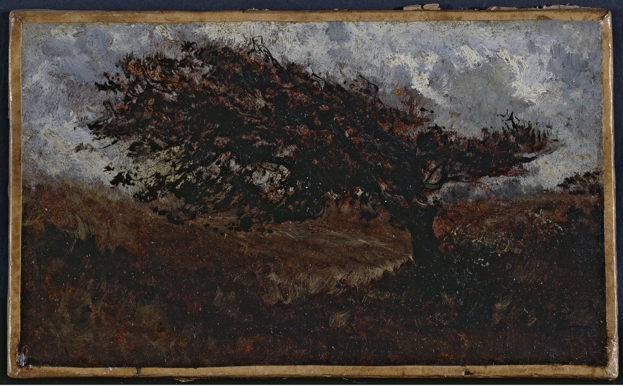 Le coup de vent, entre 1850 e 1860 (óleo sobre papel sobre tela) de Félix Ziem