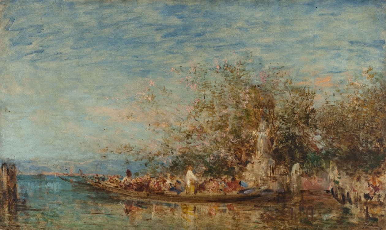 Oferenda a Nossa Senhora, 2ª metade do século XIX (óleo sobre tela) de Félix Ziem