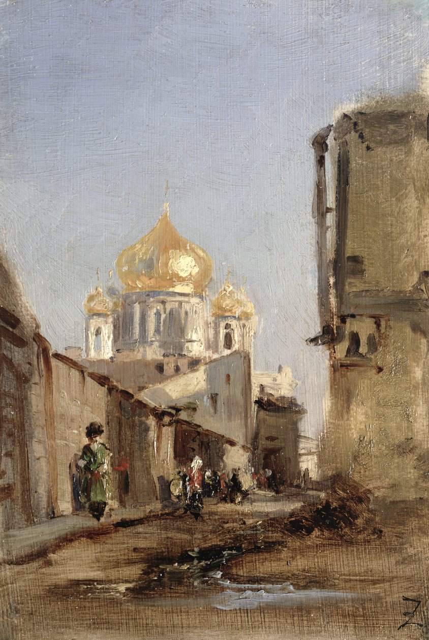 Estudo de Tobolsk, 1842 de Félix Ziem