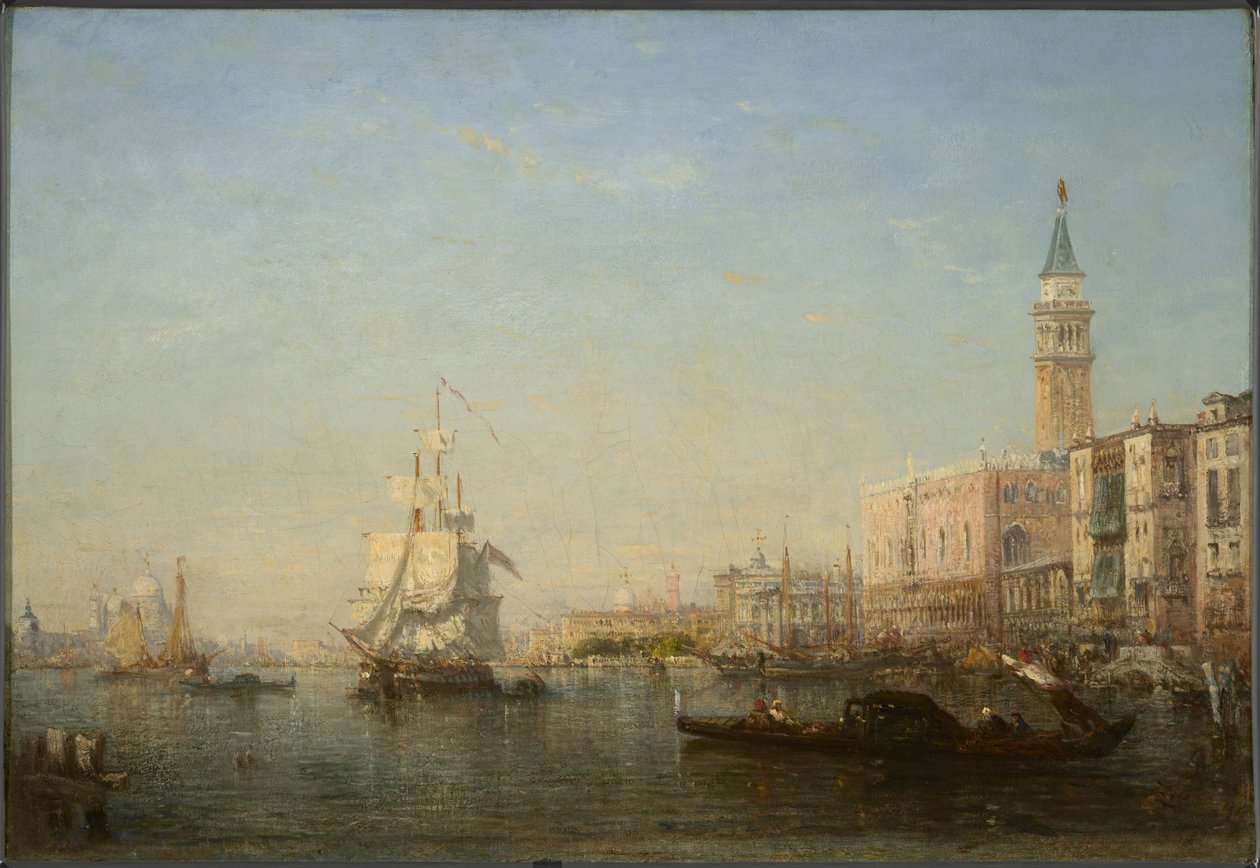 O Grande Canal, Veneza de Félix Ziem