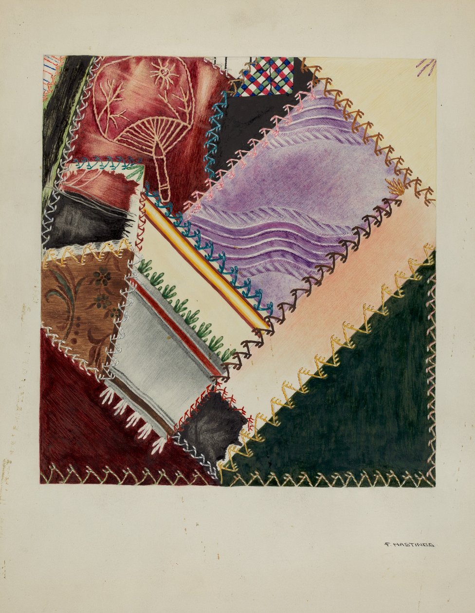 colchas, em pedaços de Florence Hastings