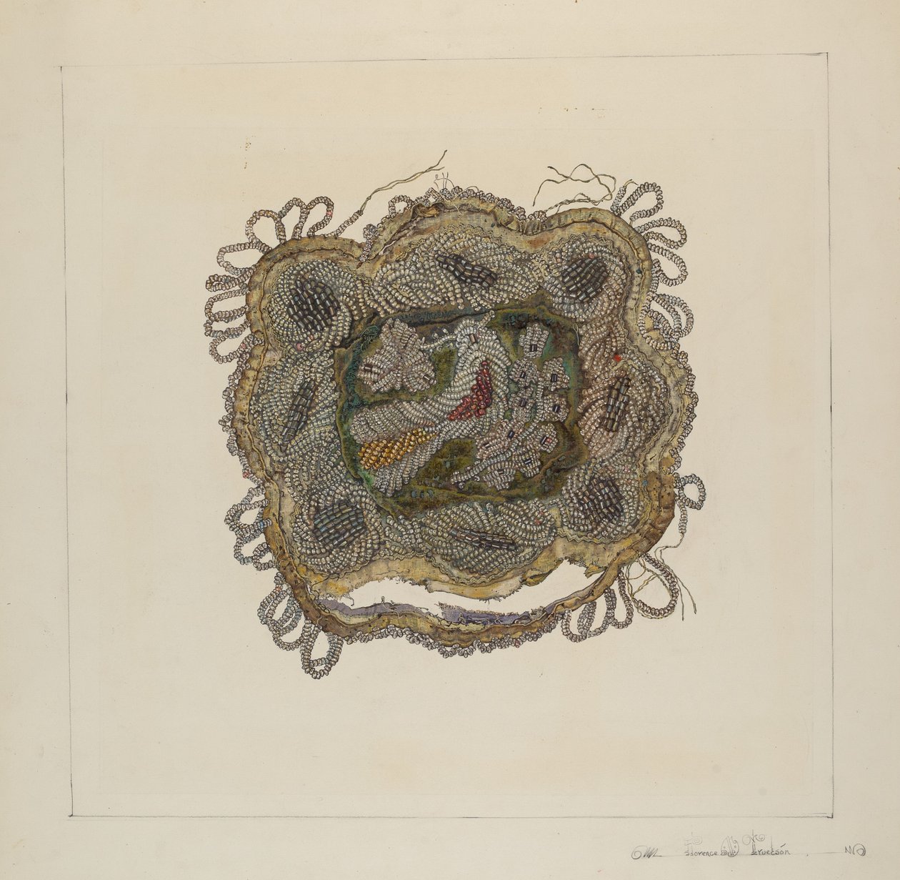 Almofada de contas de Florence Truelson