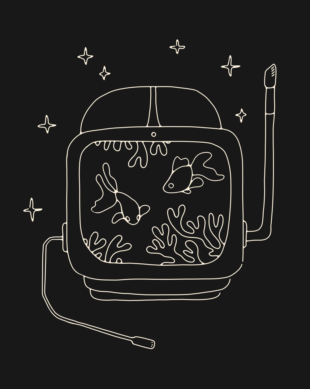 Capacete de Astronauta na Água de Florent Bodart