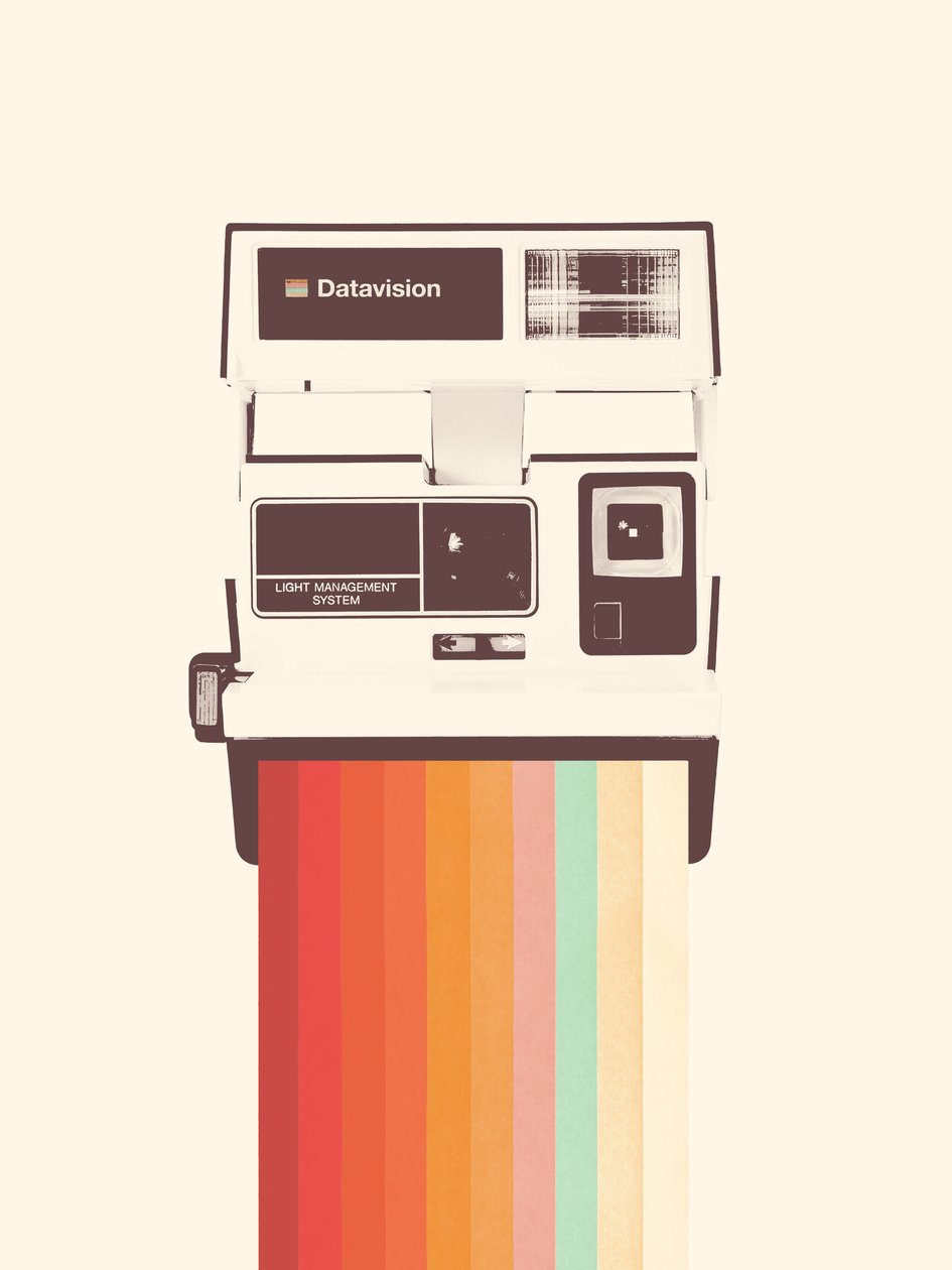 Instant Camera Rainbow, 2019 (digital) de Florent Bodart