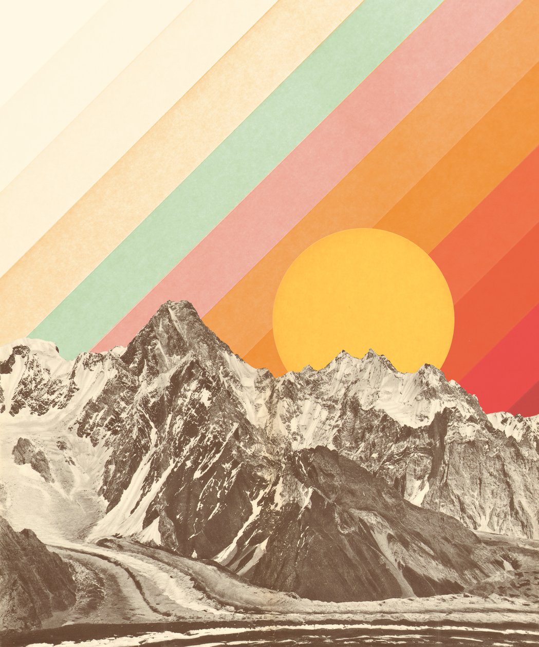 Paisagem da montanha 1 de Florent Bodart