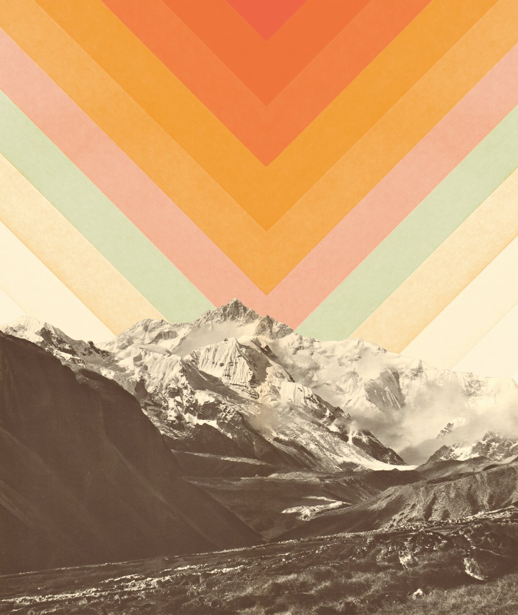 Paisagem da montanha 2 de Florent Bodart