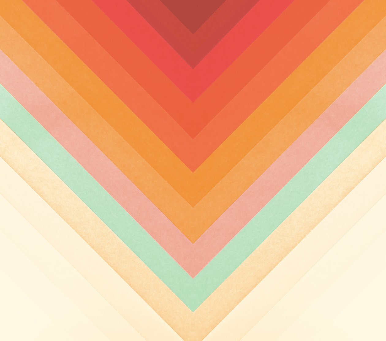 Chevrons arco-íris, 2020 (digital) de Florent Bodart