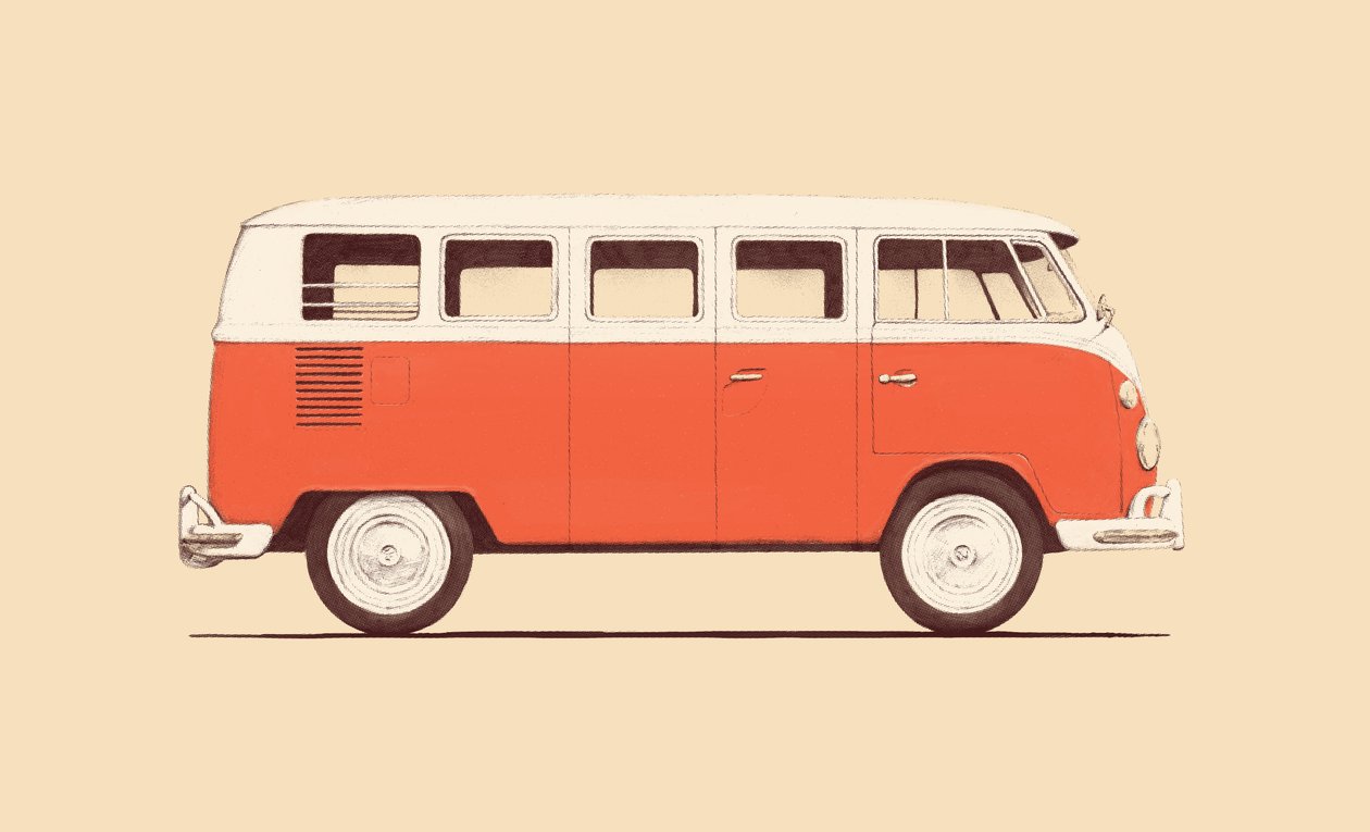 Red Van, 2023 (digital) de Florent Bodart