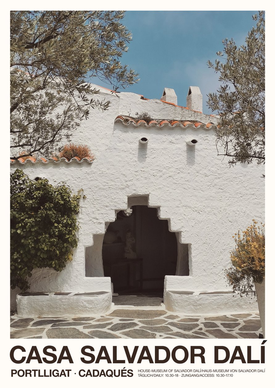 Porta quadrada - Casa Salvador Dalí, 2023 (foto) de Florent Bodart
