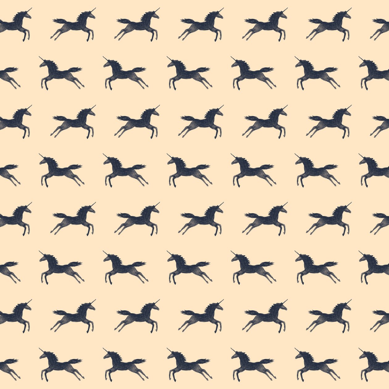Unicórnios - Padrão, 2018 (digital) de Florent Bodart