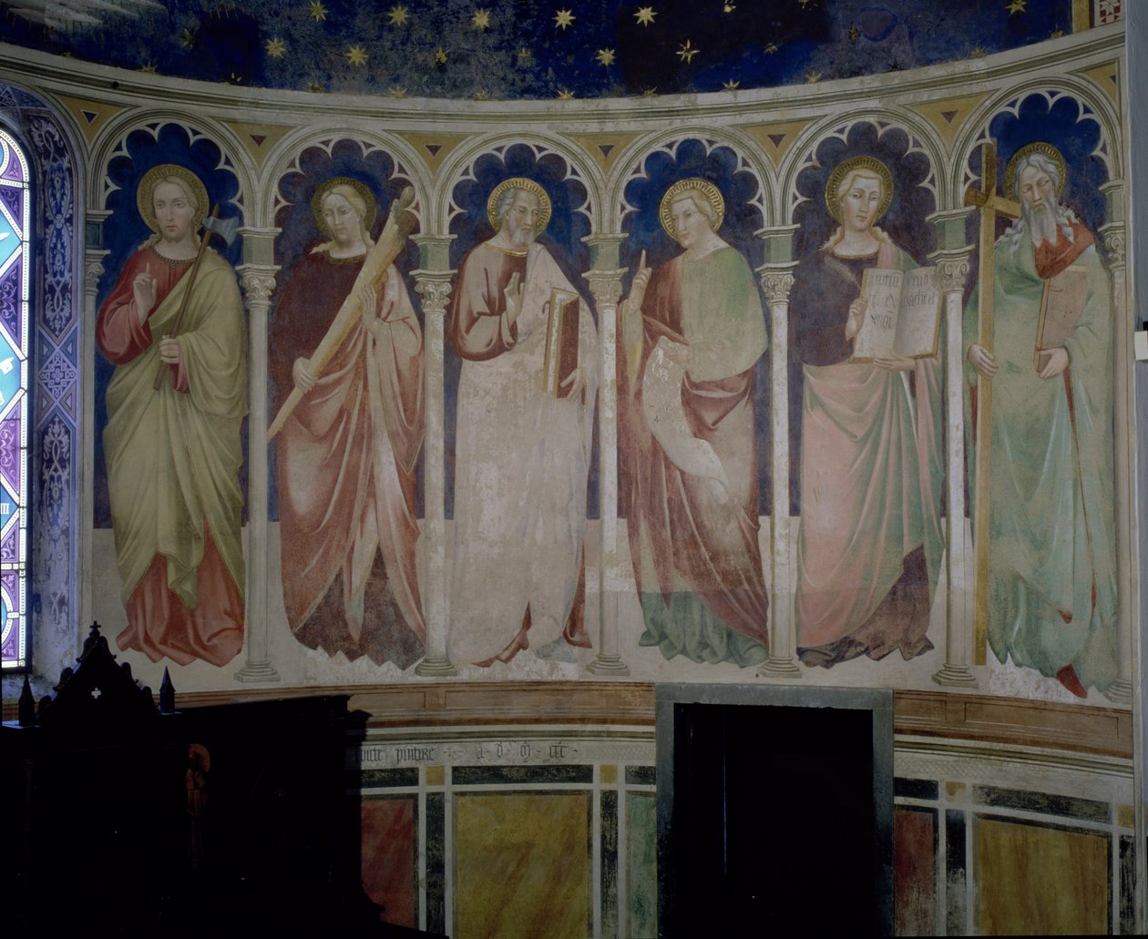 Seis Apóstolos, c.1390 de Florentine School