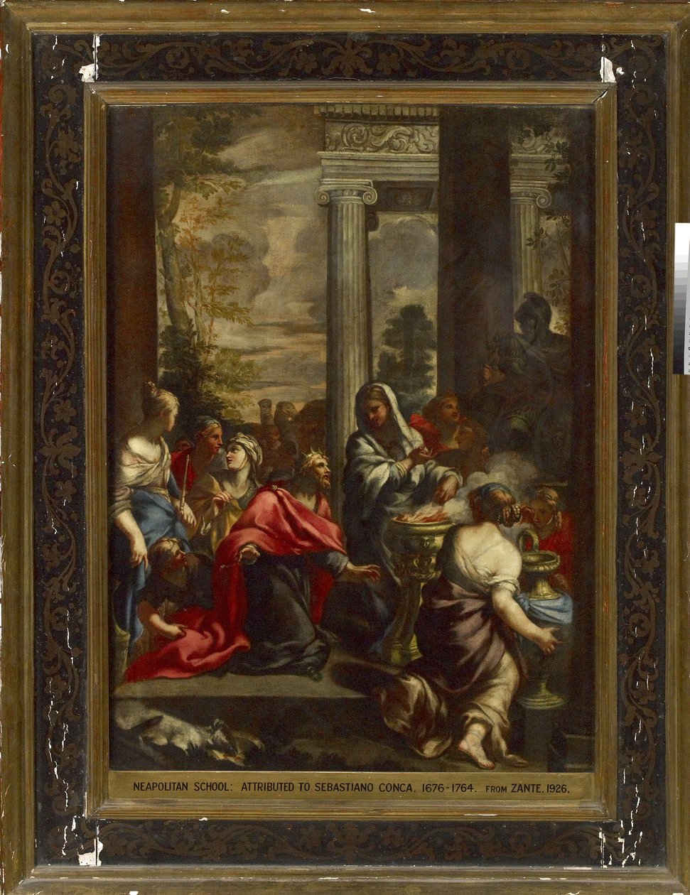 A Idolatria de Salomão, c. 1675 - 1695 de Florentine School